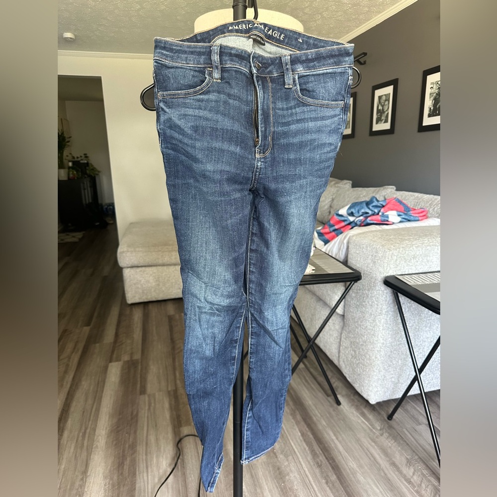 American Eagle Outfitters Dark Blue Denim Jeans